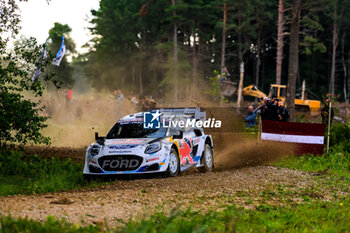 2024-07-18 - The Driver Adrien Fourmaux And Co-Driver Alexandre Coria Of The Team M-Sport Ford World Rally Team Ford Puma Rally1 Hybrid,They Face In Shakedown,During Fia World Rally Championship WRC Tet Rally Latvia 2024 18 July Riga Latvia - FIA WORLD RALLY CHAMPIONSHIP  WRC TET RALLY LATVIA 2024  - RALLY - MOTORS