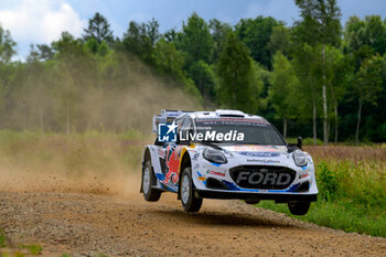 2024-07-18 - The Driver Gregoire Munster And Co-Driver Louis Louka Of The Team M-Sport Ford World Rally Team Ford Puma Rally1 Hybrid,They Face In Shakedown,During Fia World Rally Championship WRC Tet Rally Latvia 2024 18 July Riga Latvia - FIA WORLD RALLY CHAMPIONSHIP  WRC TET RALLY LATVIA 2024  - RALLY - MOTORS