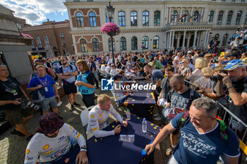 2024-07-19 - The Price They Face Autograph Session In Riga ,During Fia World Rally Championship WRC Tet Rally Latvia 2024 19 July Riga Latvia - FIA WORLD RALLY CHAMPIONSHIP  WRC TET RALLY LATVIA 2024 - RALLY - MOTORS