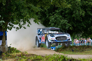 2024-07-19 - The Driver Gregoire Munster And Co-Driver Louis Louka Of The Team M-Sport Ford World Rally Team Ford Puma Rally1 Hybrid,They Face The 1st, Of The Race, During Fia World Rally Championship WRC Tet Rally Latvia 2024 19 July Riga Latvia - FIA WORLD RALLY CHAMPIONSHIP  WRC TET RALLY LATVIA 2024 - RALLY - MOTORS