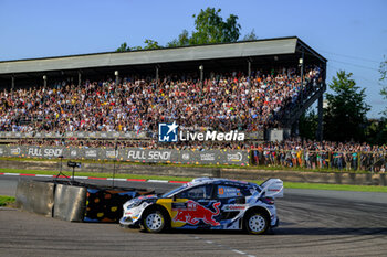 2024-07-19 - The Driver Gregoire Munster And Co-Driver Louis Louka Of The Team M-Sport Ford World Rally Team Ford Puma Rally1 Hybrid,They Face The 1st, Of The Race, During Fia World Rally Championship WRC Tet Rally Latvia 2024 19 July Riga Latvia - FIA WORLD RALLY CHAMPIONSHIP  WRC TET RALLY LATVIA 2024 - RALLY - MOTORS