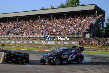 2024-07-19 - The Driver Takamoto Katsuta And Co-DriverAaron Johnston Of Team Toyota Gazoo Racing Wrt, Toyota Gr Yaris Rally1 Hybrid,They Face The 1st, Of The Race, During Fia World Rally Championship WRC Tet Rally Latvia 2024 19 July Riga Latvia - FIA WORLD RALLY CHAMPIONSHIP  WRC TET RALLY LATVIA 2024 - RALLY - MOTORS