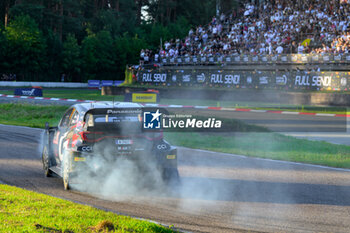 2024-07-19 - The Driver Sebastien Ogier And Co-Driver Vincent Landais Of The Team Toyota Gazoo Racing Wrt,Toyota Gr Yaris Rally1 Hybrid,They Face The 1st, Of The Race, During Fia World Rally Championship WRC Tet Rally Latvia 2024 19 July Riga Latvia - FIA WORLD RALLY CHAMPIONSHIP  WRC TET RALLY LATVIA 2024 - RALLY - MOTORS