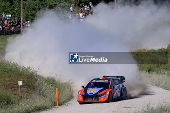 2024-07-20 - The Driver Thierry Neuville And Co-Driver Martijn Wydaeghe Of The Team Hyundai Shell Mobis World Rally Team,Hyundai I20 N Rally1 Hybrid ,They Face The 2nd Of The Race, During Fia World Rally Championship WRC Tet Rally Latvia 2024 20 July Riga Latvia - FIA WORLD RALLY CHAMPIONSHIP  WRC TET RALLY LATVIA 2024 - RALLY - MOTORS