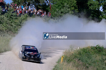 2024-07-20 - The Driver Sebastien Ogier And Co-Driver Vincent Landais Of The Team Toyota Gazoo Racing Wrt,Toyota Gr Yaris Rally1 Hybrid,They Face The 2nd Of The Race, During Fia World Rally Championship WRC Tet Rally Latvia 2024 20 July Riga Latvia - FIA WORLD RALLY CHAMPIONSHIP  WRC TET RALLY LATVIA 2024 - RALLY - MOTORS