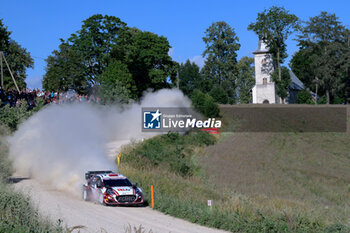 2024-07-20 - Drive Mārtiņs Sesks And Co-Driver Renārs Francis Of The Team M-Sport Ford World Rally Team Ford Puma Rally1 Hybrid,They Face The 2nd Of The Race, During Fia World Rally Championship WRC Tet Rally Latvia 2024 20 July Riga Latvia - FIA WORLD RALLY CHAMPIONSHIP  WRC TET RALLY LATVIA 2024 - RALLY - MOTORS