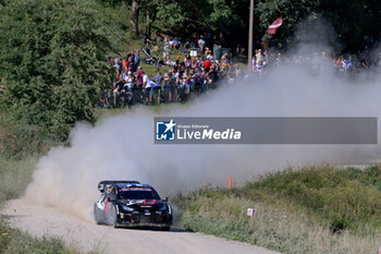 2024-07-20 - Drive Kalle Rovanpera And Co-Driver Jonne Halttunen Of The Team Toyota Gazoo Racing Wrt Are Driving The Toyota Gr Yaris Rally1 Hybrid ,They Face The 2nd Of The Race, During Fia World Rally Championship WRC Tet Rally Latvia 2024 20 July Riga Latvia - FIA WORLD RALLY CHAMPIONSHIP  WRC TET RALLY LATVIA 2024 - RALLY - MOTORS