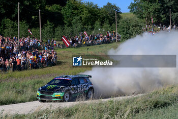 2024-07-20 - Drive Oliver Solber And Co-Driver Elliott Edmondson Of The Team Toksport Wrt 2 ,Skoda Fabia Rs Rally2,They Face The 2nd Of The Race, During Fia World Rally Championship WRC Tet Rally Latvia 2024 20 July Riga Latvia - FIA WORLD RALLY CHAMPIONSHIP  WRC TET RALLY LATVIA 2024 - RALLY - MOTORS