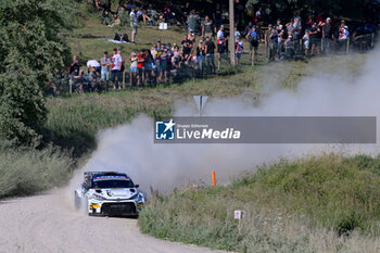 2024-07-20 - Drive Mikko Heikkila And Kristian Temonen In Car Toyota Gr Yaris Rally2 , They Face The 2Nd Of The Race, During Fia World Rally Championship Wrc Tet Rally Latvia 2024 19 July Riga Latvia - FIA WORLD RALLY CHAMPIONSHIP  WRC TET RALLY LATVIA 2024 - RALLY - MOTORS