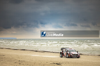 2024-07-17 - 22 SESKS Mārtiņš, FRANCIS Renārs, Ford Puma Rally1, ambiance during the Rally Latvia 2024, 8th round of the 2024 WRC World Rally Car Championship, from July 18 to 21, 2024 at Liepaja, Latvia - AUTO - WRC - RALLY LATVIA 2024 - RALLY - MOTORS