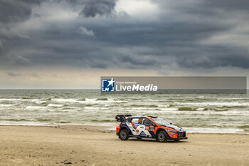 2024-07-17 - 11 NEUVILLE Thierry, WYDAEGHE Martijn, Hyundai I20 Rally1, ambiance during the Rally Latvia 2024, 8th round of the 2024 WRC World Rally Car Championship, from July 18 to 21, 2024 at Liepaja, Latvia - AUTO - WRC - RALLY LATVIA 2024 - RALLY - MOTORS