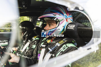 2024-07-18 - GREENSMITH Gus, Skoda Fabia RS Rally2, portrait during the Rally Latvia 2024, 8th round of the 2024 WRC World Rally Car Championship, from July 18 to 21, 2024 at Liepaja, Latvia - AUTO - WRC - RALLY LATVIA 2024 - RALLY - MOTORS