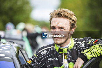 2024-07-18 - SOLBERG Oliver, Skoda Fabia RS Rally2, portrait during the Rally Latvia 2024, 8th round of the 2024 WRC World Rally Car Championship, from July 18 to 21, 2024 at Liepaja, Latvia - AUTO - WRC - RALLY LATVIA 2024 - RALLY - MOTORS