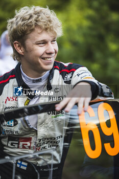 2024-07-18 - ROVANPERA Kalle, Toyota GR Yaris Rally1, portrait during the Rally Latvia 2024, 8th round of the 2024 WRC World Rally Car Championship, from July 18 to 21, 2024 at Liepaja, Latvia - AUTO - WRC - RALLY LATVIA 2024 - RALLY - MOTORS