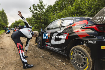 2024-07-18 - ROVANPERA Kalle, Toyota GR Yaris Rally1, portrait during the Rally Latvia 2024, 8th round of the 2024 WRC World Rally Car Championship, from July 18 to 21, 2024 at Liepaja, Latvia - AUTO - WRC - RALLY LATVIA 2024 - RALLY - MOTORS