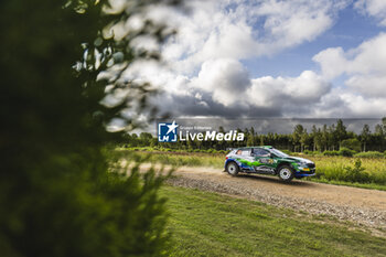 2024-07-18 - 25 MCERLEAN Joshua, FULTON James, Skoda Fabia RS Rally2, action during the Rally Latvia 2024, 8th round of the 2024 WRC World Rally Car Championship, from July 18 to 21, 2024 at Liepaja, Latvia - AUTO - WRC - RALLY LATVIA 2024 - RALLY - MOTORS