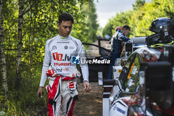 2024-07-18 - SESKS Mārtiņš, Ford Puma Rally1, portrait during the Rally Latvia 2024, 8th round of the 2024 WRC World Rally Car Championship, from July 18 to 21, 2024 at Liepaja, Latvia - AUTO - WRC - RALLY LATVIA 2024 - RALLY - MOTORS