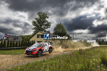 2024-07-18 - 04 LAPPI Esapekka, FERM Janne, Hyundai I20 Rally1, action during the Rally Latvia 2024, 8th round of the 2024 WRC World Rally Car Championship, from July 18 to 21, 2024 at Liepaja, Latvia - AUTO - WRC - RALLY LATVIA 2024 - RALLY - MOTORS