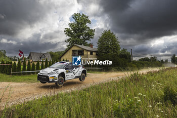 2024-07-18 - 27 HEIKKILÄ Mikko, TEMONEN Kristian, Toyota Yaris Rally2, action during the Rally Latvia 2024, 8th round of the 2024 WRC World Rally Car Championship, from July 18 to 21, 2024 at Liepaja, Latvia - AUTO - WRC - RALLY LATVIA 2024 - RALLY - MOTORS