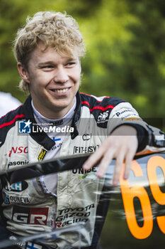 2024-07-18 - ROVANPERA Kalle, Toyota GR Yaris Rally1, portrait during the Rally Latvia 2024, 8th round of the 2024 WRC World Rally Car Championship, from July 18 to 21, 2024 at Liepaja, Latvia - AUTO - WRC - RALLY LATVIA 2024 - RALLY - MOTORS