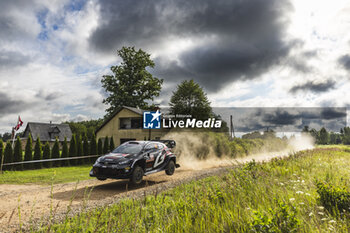 2024-07-18 - 18 KATSUTA Takamoto, JOHNSTON Aaron, Toyota GR Yaris Rally1, action during the Rally Latvia 2024, 8th round of the 2024 WRC World Rally Car Championship, from July 18 to 21, 2024 at Liepaja, Latvia - AUTO - WRC - RALLY LATVIA 2024 - RALLY - MOTORS