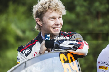 2024-07-18 - ROVANPERA Kalle, Toyota GR Yaris Rally1, portrait during the Rally Latvia 2024, 8th round of the 2024 WRC World Rally Car Championship, from July 18 to 21, 2024 at Liepaja, Latvia - AUTO - WRC - RALLY LATVIA 2024 - RALLY - MOTORS