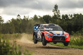 2024-07-18 - 04 LAPPI Esapekka, FERM Janne, Hyundai I20 Rally1, action during the Rally Latvia 2024, 8th round of the 2024 WRC World Rally Car Championship, from July 18 to 21, 2024 at Liepaja, Latvia - AUTO - WRC - RALLY LATVIA 2024 - RALLY - MOTORS