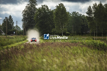 2024-07-18 - 08 TANAK Ott, JARVEOJA Martin, Hyundai I20 Rally1, action during the Rally Latvia 2024, 8th round of the 2024 WRC World Rally Car Championship, from July 18 to 21, 2024 at Liepaja, Latvia - AUTO - WRC - RALLY LATVIA 2024 - RALLY - MOTORS