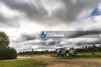 2024-07-18 - 24 GREENSMITH Gus, ANDERSSON Jonas, Skoda Fabia RS Rally2, action during the Rally Latvia 2024, 8th round of the 2024 WRC World Rally Car Championship, from July 18 to 21, 2024 at Liepaja, Latvia - AUTO - WRC - RALLY LATVIA 2024 - RALLY - MOTORS