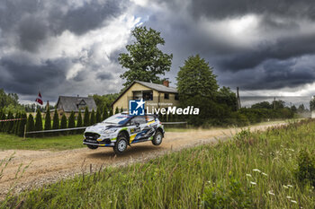 2024-07-18 - 32 CREIGHTON William, REGAN Liam, Ford Fiesta Mk II Rally2,action during the Rally Latvia 2024, 8th round of the 2024 WRC World Rally Car Championship, from July 18 to 21, 2024 at Liepaja, Latvia - AUTO - WRC - RALLY LATVIA 2024 - RALLY - MOTORS