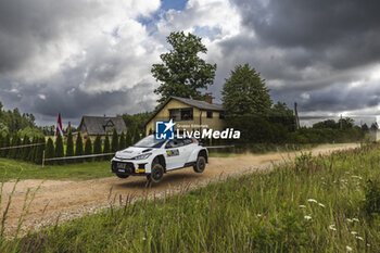 2024-07-18 - 40 SEMENUK Brandon, WILLIAMS Keaton, Toyota Yaris Rally2, action during the Rally Latvia 2024, 8th round of the 2024 WRC World Rally Car Championship, from July 18 to 21, 2024 at Liepaja, Latvia - AUTO - WRC - RALLY LATVIA 2024 - RALLY - MOTORS