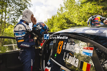 2024-07-18 - MUNSTER Gregoire, Ford Puma Rally1, portrait during the Rally Latvia 2024, 8th round of the 2024 WRC World Rally Car Championship, from July 18 to 21, 2024 at Liepaja, Latvia - AUTO - WRC - RALLY LATVIA 2024 - RALLY - MOTORS