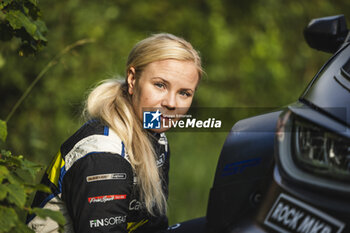 2024-07-18 - MALKONEN Enni, Toyota Yaris Rally2, portrait during the Rally Latvia 2024, 8th round of the 2024 WRC World Rally Car Championship, from July 18 to 21, 2024 at Liepaja, Latvia - AUTO - WRC - RALLY LATVIA 2024 - RALLY - MOTORS