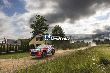 2024-07-18 - 08 TANAK Ott, JARVEOJA Martin, Hyundai I20 Rally1, action during the Rally Latvia 2024, 8th round of the 2024 WRC World Rally Car Championship, from July 18 to 21, 2024 at Liepaja, Latvia - AUTO - WRC - RALLY LATVIA 2024 - RALLY - MOTORS