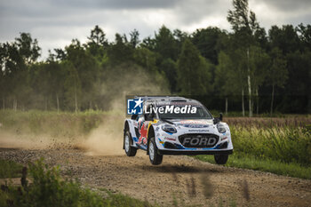 2024-07-18 - 13 MUNSTER Gregoire, LOUKA Louis, Ford Puma Rally1, action during the Rally Latvia 2024, 8th round of the 2024 WRC World Rally Car Championship, from July 18 to 21, 2024 at Liepaja, Latvia - AUTO - WRC - RALLY LATVIA 2024 - RALLY - MOTORS