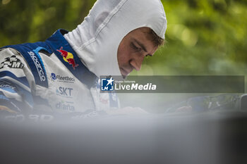 2024-07-18 - MUNSTER Gregoire, Ford Puma Rally1, portrait during the Rally Latvia 2024, 8th round of the 2024 WRC World Rally Car Championship, from July 18 to 21, 2024 at Liepaja, Latvia - AUTO - WRC - RALLY LATVIA 2024 - RALLY - MOTORS