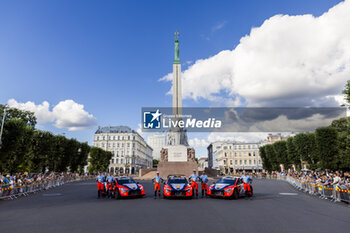 2024-07-18 - NEUVILLE Thierry, Hyundai I20 Rally1, portrait, TANAK Ott, Hyundai I20 Rally1, portrait, LAPPI Esapekka, Hyundai I20 Rally1, portrait during the Rally Latvia 2024, 8th round of the 2024 WRC World Rally Car Championship, from July 18 to 21, 2024 at Liepaja, Latvia - AUTO - WRC - RALLY LATVIA 2024 - RALLY - MOTORS