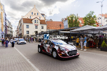 2024-07-18 - 22 SESKS Mārtiņš, FRANCIS Renārs, Ford Puma Rally1, action during the Rally Latvia 2024, 8th round of the 2024 WRC World Rally Car Championship, from July 18 to 21, 2024 at Liepaja, Latvia - AUTO - WRC - RALLY LATVIA 2024 - RALLY - MOTORS