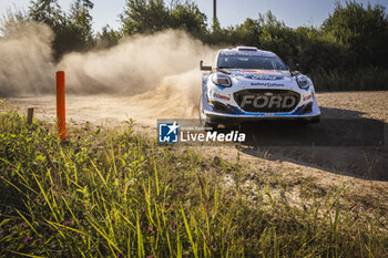 2024-07-20 - 13 MUNSTER Gregoire, LOUKA Louis, Ford Puma Rally1, action during the Rally Latvia 2024, 8th round of the 2024 WRC World Rally Car Championship, from July 18 to 21, 2024 at Liepaja, Latvia - AUTO - WRC - RALLY LATVIA 2024 - RALLY - MOTORS