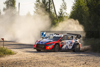 2024-07-20 - 11 NEUVILLE Thierry, WYDAEGHE Martijn, Hyundai I20 Rally1, action during the Rally Latvia 2024, 8th round of the 2024 WRC World Rally Car Championship, from July 18 to 21, 2024 at Liepaja, Latvia - AUTO - WRC - RALLY LATVIA 2024 - RALLY - MOTORS