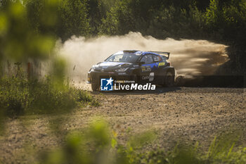 2024-07-20 - 21 PAJARI Sami, MALKONEN Enni, Toyota Yaris Rally2, action during the Rally Latvia 2024, 8th round of the 2024 WRC World Rally Car Championship, from July 18 to 21, 2024 at Liepaja, Latvia - AUTO - WRC - RALLY LATVIA 2024 - RALLY - MOTORS