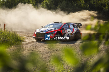 2024-07-20 - 08 TANAK Ott, JARVEOJA Martin, Hyundai I20 Rally1, action during the Rally Latvia 2024, 8th round of the 2024 WRC World Rally Car Championship, from July 18 to 21, 2024 at Liepaja, Latvia - AUTO - WRC - RALLY LATVIA 2024 - RALLY - MOTORS