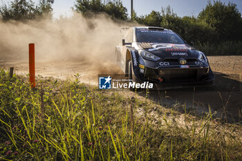 2024-07-20 - 18 KATSUTA Takamoto, JOHNSTON Aaron, Toyota GR Yaris Rally1, action during the Rally Latvia 2024, 8th round of the 2024 WRC World Rally Car Championship, from July 18 to 21, 2024 at Liepaja, Latvia - AUTO - WRC - RALLY LATVIA 2024 - RALLY - MOTORS