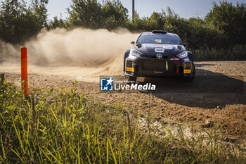 2024-07-20 - 21 PAJARI Sami, MALKONEN Enni, Toyota Yaris Rally2, action during the Rally Latvia 2024, 8th round of the 2024 WRC World Rally Car Championship, from July 18 to 21, 2024 at Liepaja, Latvia - AUTO - WRC - RALLY LATVIA 2024 - RALLY - MOTORS