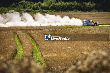 2024-07-20 - 13 MUNSTER Gregoire, LOUKA Louis, Ford Puma Rally1, action during the Rally Latvia 2024, 8th round of the 2024 WRC World Rally Car Championship, from July 18 to 21, 2024 at Liepaja, Latvia - AUTO - WRC - RALLY LATVIA 2024 - RALLY - MOTORS