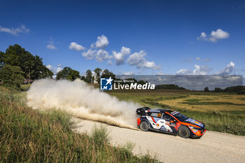 2024-07-20 - 11 NEUVILLE Thierry, WYDAEGHE Martijn, Hyundai I20 Rally1, action during the Rally Latvia 2024, 8th round of the 2024 WRC World Rally Car Championship, from July 18 to 21, 2024 at Liepaja, Latvia - AUTO - WRC - RALLY LATVIA 2024 - RALLY - MOTORS