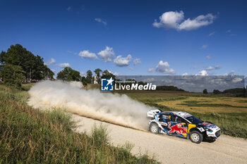 2024-07-20 - 13 MUNSTER Gregoire, LOUKA Louis, Ford Puma Rally1, action during the Rally Latvia 2024, 8th round of the 2024 WRC World Rally Car Championship, from July 18 to 21, 2024 at Liepaja, Latvia - AUTO - WRC - RALLY LATVIA 2024 - RALLY - MOTORS