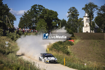 2024-07-20 - 27 HEIKKILÄ Mikko, TEMONEN Kristian, Toyota Yaris Rally2, action during the Rally Latvia 2024, 8th round of the 2024 WRC World Rally Car Championship, from July 18 to 21, 2024 at Liepaja, Latvia - AUTO - WRC - RALLY LATVIA 2024 - RALLY - MOTORS