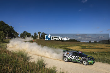 2024-07-20 - 20 SOLBERG Oliver, EDMONDSON Elliott, Skoda Fabia RS Rally2, action during the Rally Latvia 2024, 8th round of the 2024 WRC World Rally Car Championship, from July 18 to 21, 2024 at Liepaja, Latvia - AUTO - WRC - RALLY LATVIA 2024 - RALLY - MOTORS