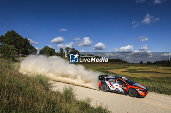 2024-07-20 - 08 TANAK Ott, JARVEOJA Martin, Hyundai I20 Rally1, action during the Rally Latvia 2024, 8th round of the 2024 WRC World Rally Car Championship, from July 18 to 21, 2024 at Liepaja, Latvia - AUTO - WRC - RALLY LATVIA 2024 - RALLY - MOTORS